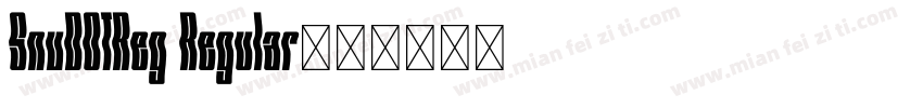 SnvDOTReg Regular字体转换